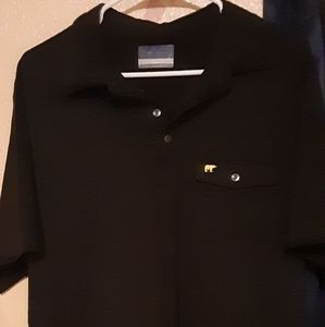 BANANA REPUBLIC BLACK POLO SHIRT SIZE LARGE